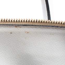 Pre Owned Dkny White Leather Satchel