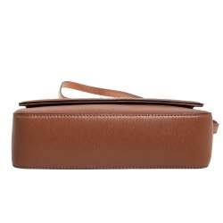 Pre Owned Dkny Tan Leather Bryant Park Crossbody Bag