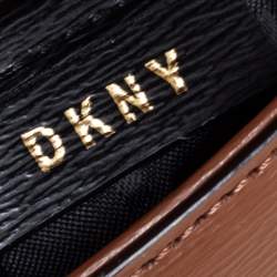 Pre Owned Dkny Tan Leather Bryant Park Crossbody Bag