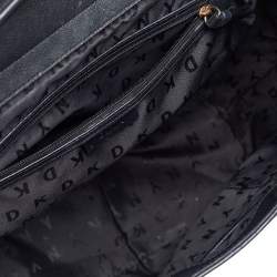 مملوكة مسبقًا Dkny Black Leather Bryant Tote