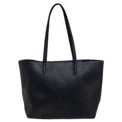 مملوكة مسبقًا Dkny Black Leather Bryant Tote