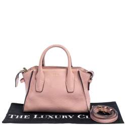 DKNY Pink Leather Chelsea Satchel