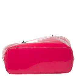 مملوكة مسبقًا DKNY Pink Patent Leather Shopper Tote