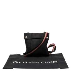 Dkny Black Signature Fabric Messenger