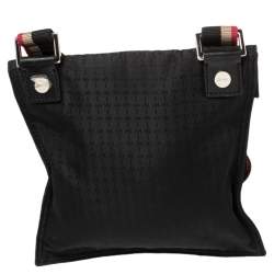 Dkny Black Signature Fabric Messenger