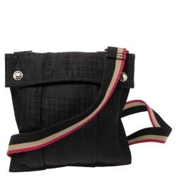 Dkny Black Signature Fabric Messenger