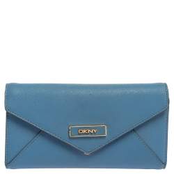 DKNY Blue Leather Crossbody Handbag Purse - Walmart.com