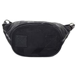 Pre Owned حقيبة هوبو دي كي إن واي كانفاس أسود وجلد