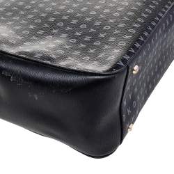 DKNY Black Signature Leather Chain Tote