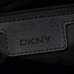 Pre Owned DKNY Brown Croc Embossed Leather Chelsea Satchel