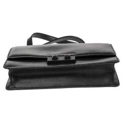 Pre Owned DKNY Black Leather Chain Shoulder Bag