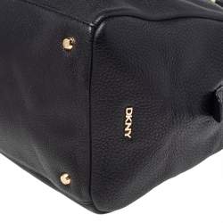 Pre Owned Dkny Black Leather Shoulder Bag