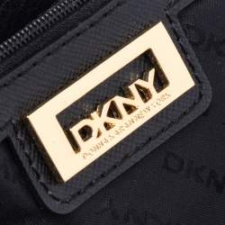 Pre Owned Dkny Black Leather Shoulder Bag