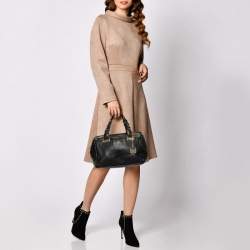 Pre Owned Dkny Black Leather Shoulder Bag