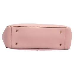 مملوكة مسبقًا حقيبة يد دي كيه إن واي "بريانت بارك" سلسلة جلد سافيانو وردي