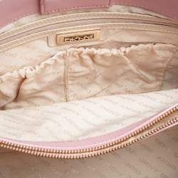 مملوكة مسبقًا حقيبة يد دي كيه إن واي "ب ريانت بارك" سلسلة جلد سافيانو وردي