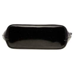 Pre Owned DKNY Black PVC Chain Handle Tote