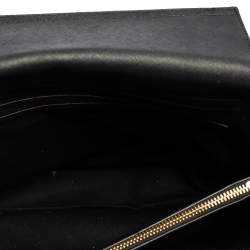 Pre Owned حقيبة يد توتس دي كي إن واي بريانت بارك جلد أسود بسلسلة