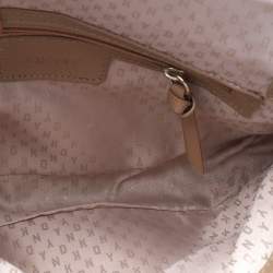 Pre Owned حقيبة كتف دي كيه إن واي جلد نقشة الثعبان متعدد الألوان 