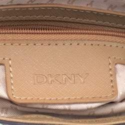 Pre Owned حقيبة كتف دي كيه إن واي جلد نقشة الثعبان متعدد الألوان 