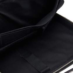 Pre Owned DKNY Black Signature Canvas And Leather Laptop Bag