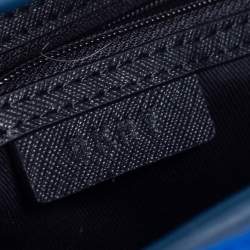 Pre Owned DKNY Blue Saffiano Leather Bryant Park Tote