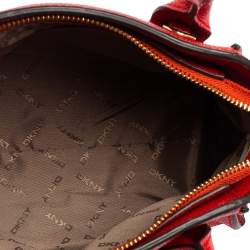 Pre Owned DKNY Red Leather Chelsea Satchel