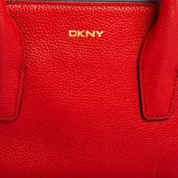 Pre Owned DKNY Red Leather Chelsea Satchel