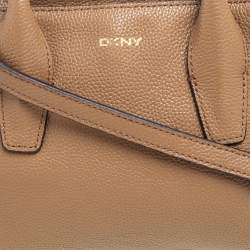 Pre Owned DKNY Brown Leather Chelsea Satchel