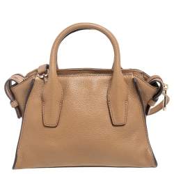 Pre Owned DKNY Brown Leather Chelsea Satchel