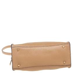 Pre Owned DKNY Brown Leather Chelsea Satchel