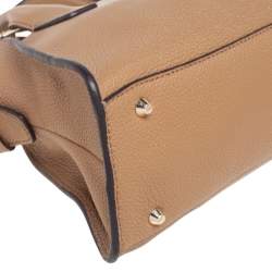 Pre Owned DKNY Brown Leather Chelsea Satchel