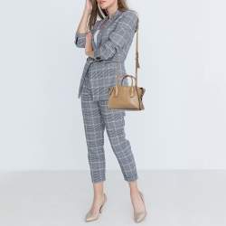 Pre Owned DKNY Brown Leather Chelsea Satchel