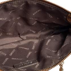 Pre Owned DKNY Beige Quilted Leather Lara Crossbody Bag