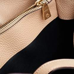 مملوكة مسبقًا DKNY Brown/Beige Signature Coated Canvas and Leather Tote