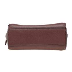 مملوكة مسبقًا DKNY Burgundy Leather Zip Crossbody Bag