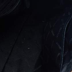 Pre Owned حقيبة ساتشل دي كي أن واي شلسي جلد أسود