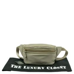 Pre Owned DKNY Pale Green Nylon Casey Belt Bag