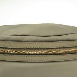 Pre Owned DKNY Pale Green Nylon Casey Belt Bag