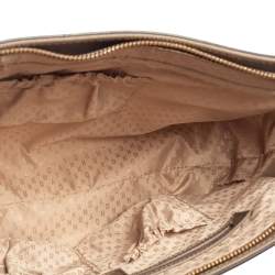 مملوكة مسبقًا DKNY Grey Saffiano Leather Bryant Park Chain Tote