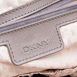 Dkny Brown Leather Top Zip Satchel