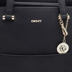 DKNY Black Leather Tote