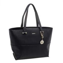 DKNY Black Leather Tote