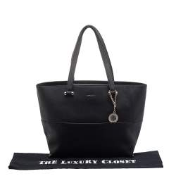 DKNY Black Leather Tote