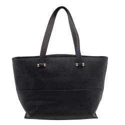 DKNY Black Leather Tote