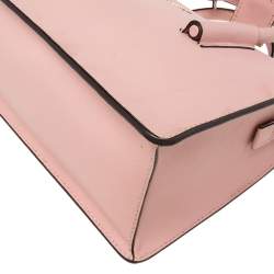 Pre Owned حقيبة يد توتس دي كي إن واي براينت جلد وردي