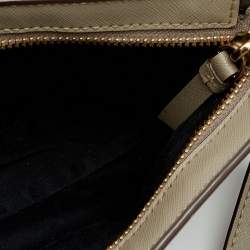 Pre Owned DKNY Grey Leather Bryant Park Crossbody Bag