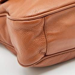 Pre Owned DKNY Brown Leather Hobo