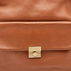 Pre Owned DKNY Brown Leather Hobo