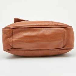 Pre Owned DKNY Brown Leather Hobo